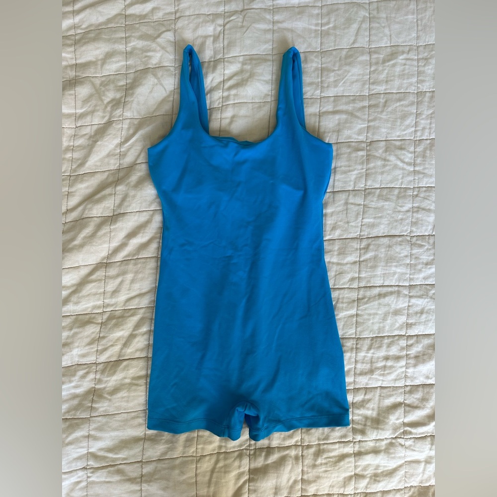 Bright Blue Romper Jumpsuit